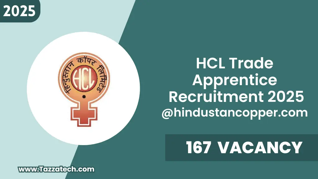 HCL Trade Apprentice Recruitment 2025