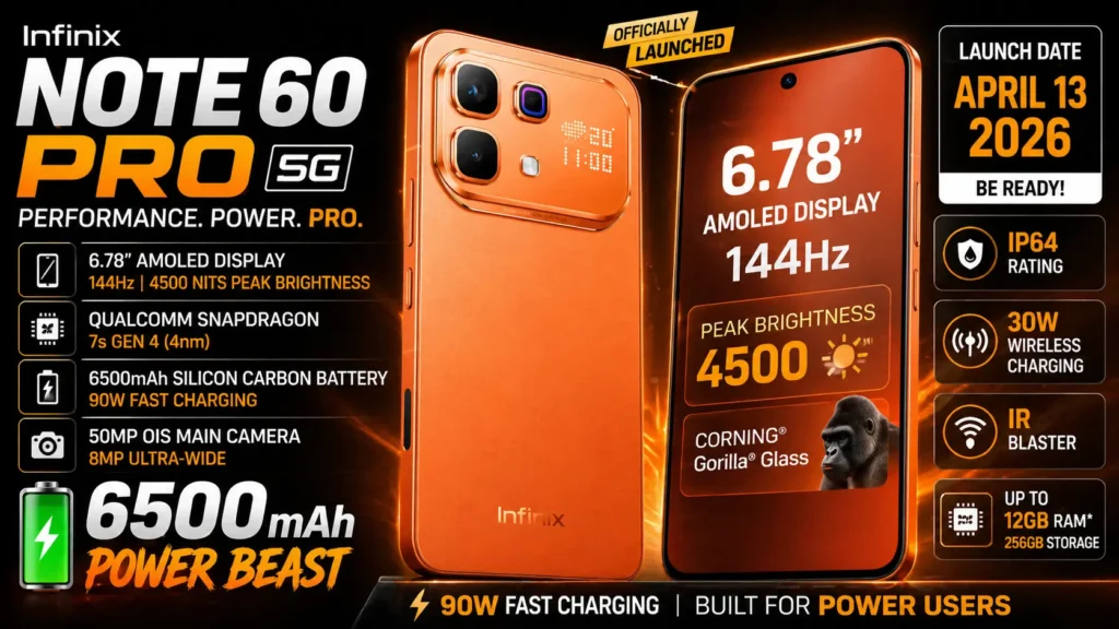 Infinix Note 60 Pro 5G