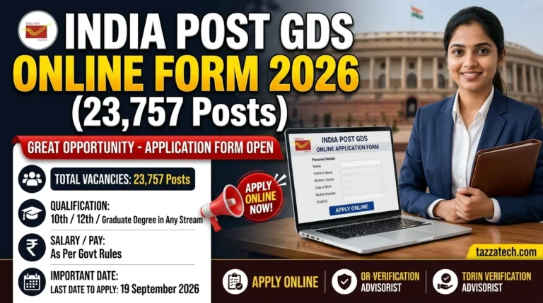 India Post GDS Online Form 2026 (23,757 Posts)