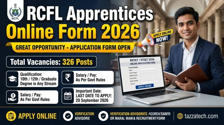 RCFL Apprentices Online Form 2026