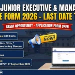 AAI Junior Executive & Manager Online Form 2026 – Last Date Today