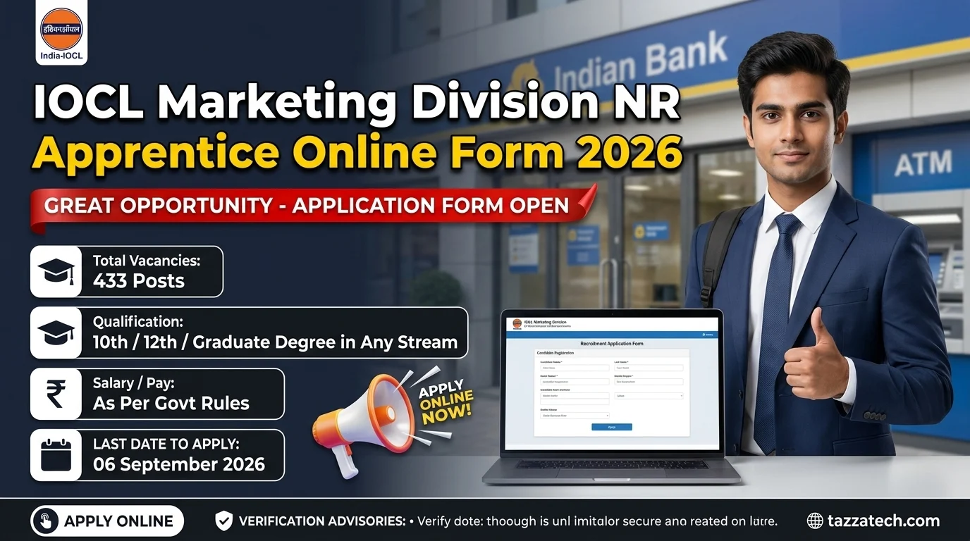 IOCL Marketing Division NR Apprentice Online Form 2026