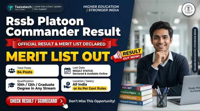 Rssb Platoon Commander Result