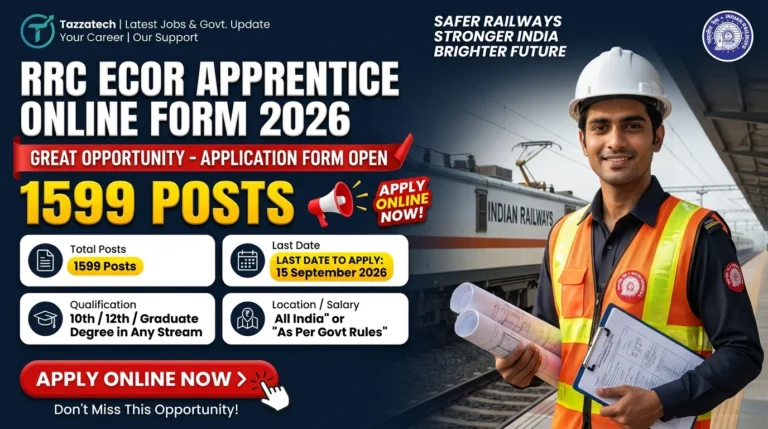 RRC ECOR Apprentice Online Form 2026