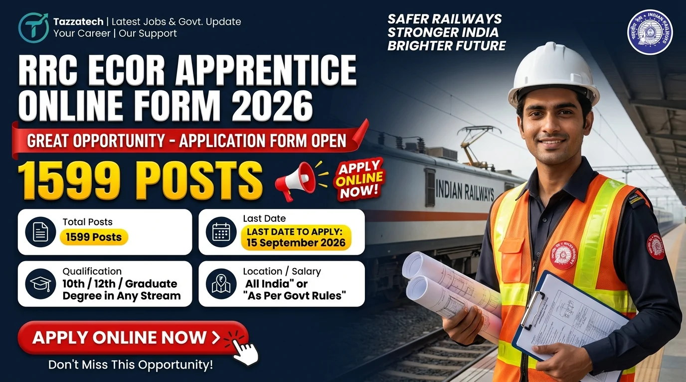 RRC ECOR Apprentice Online Form 2026