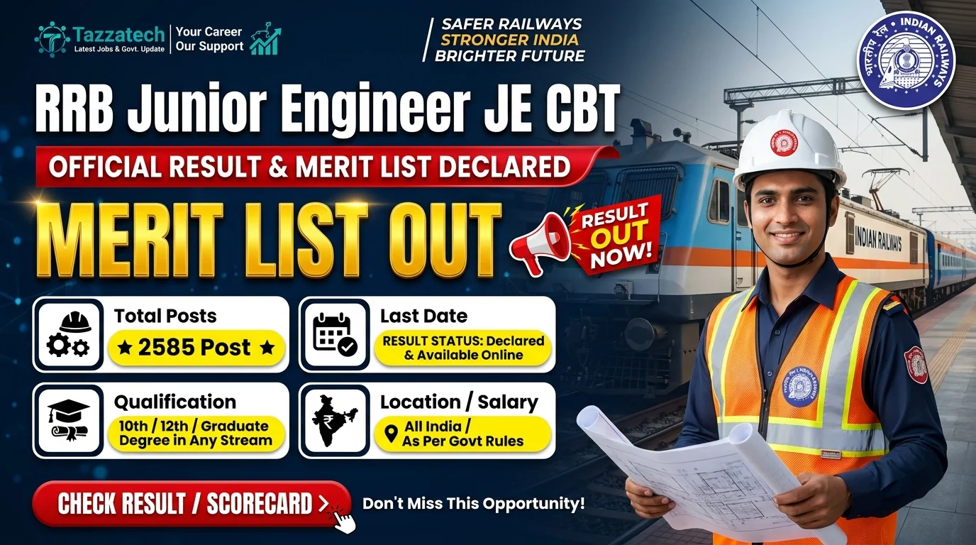 RRB Junior Engineer JE CBT