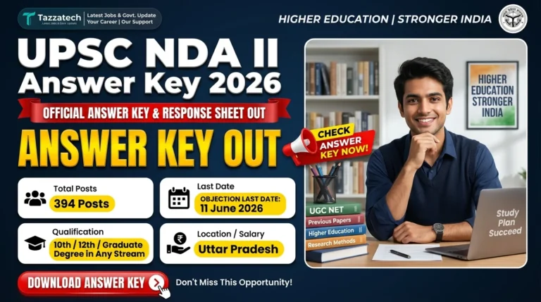 UPSC NDA II Answer Key 2026 – Out