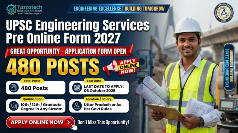 UPSC Engineering Services Pre Online Form 2027