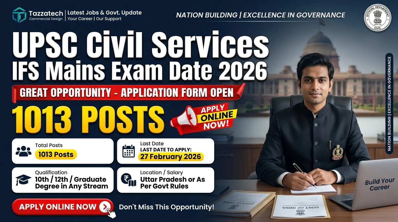 UPSC Civil Services IFS Mains Exam Date 2026