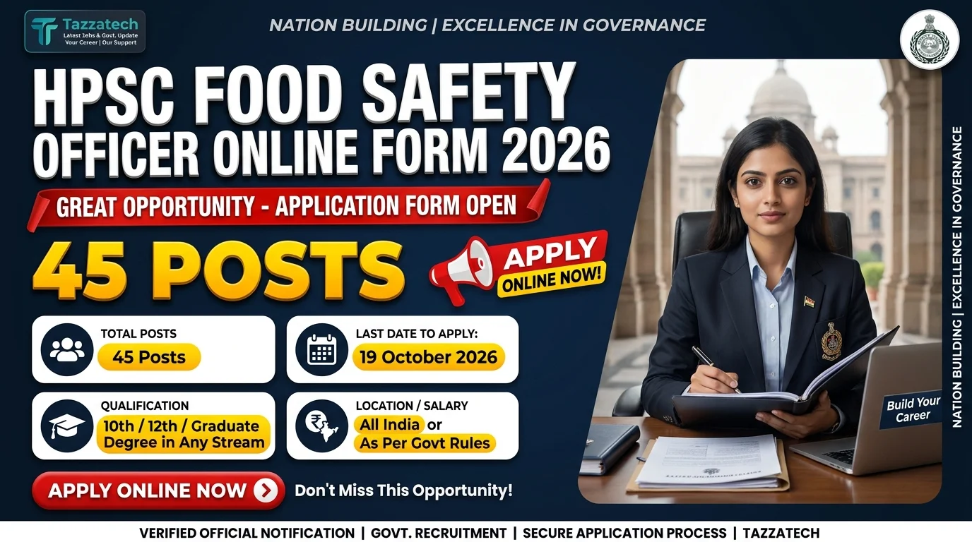 HPSC Food Safety Officer Online Form 2026