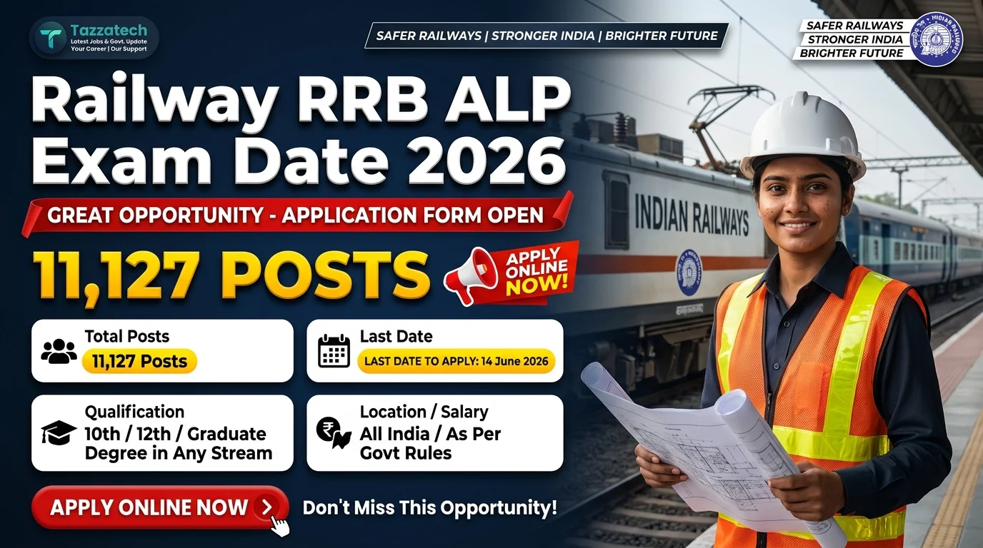 Railway RRB ALP Exam Date 2026
