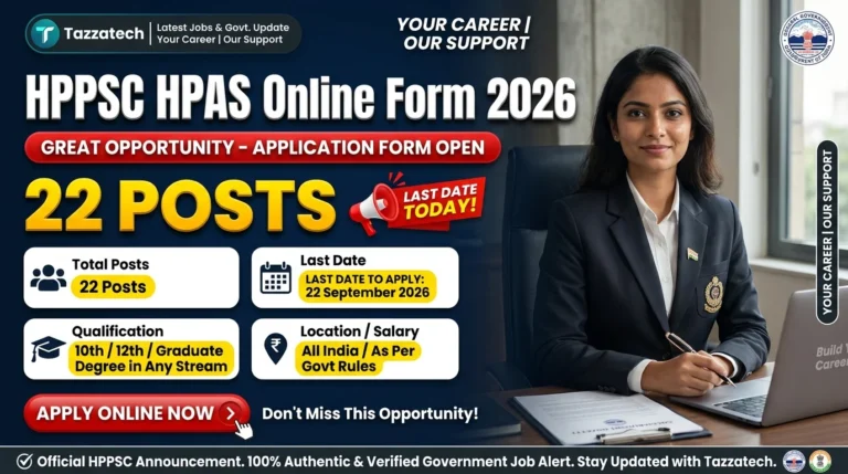 HPPSC HPAS Online Form 2026 – Last Date Today