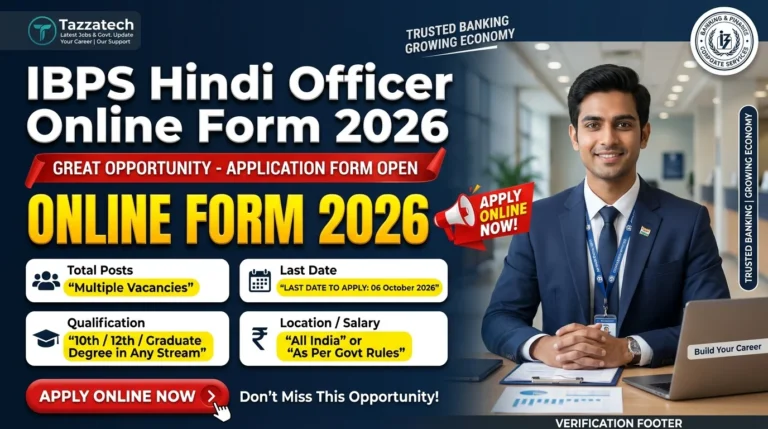 IBPS Hindi Officer Online Form 2026