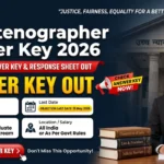 SSC Stenographer Answer Key 2026