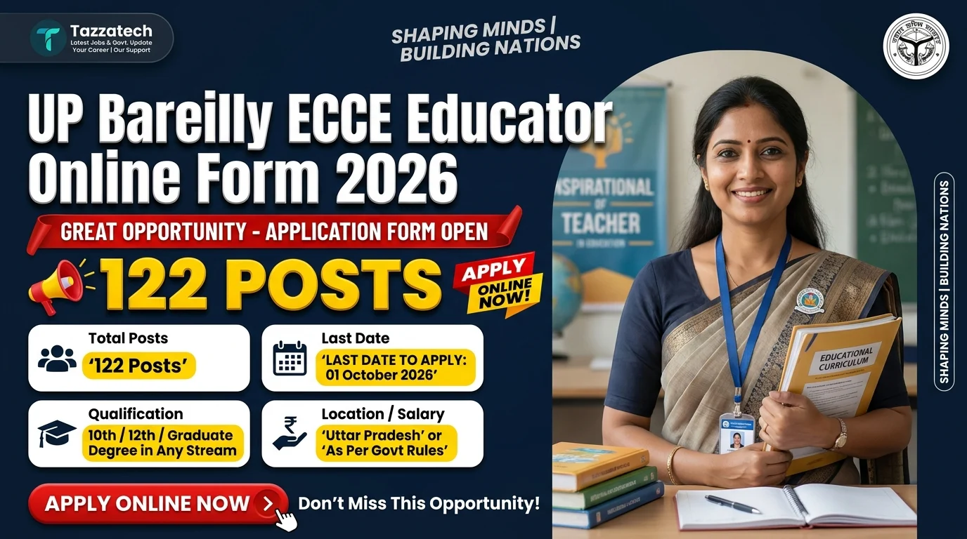 UP Bareilly ECCE Educator Online Form 2026