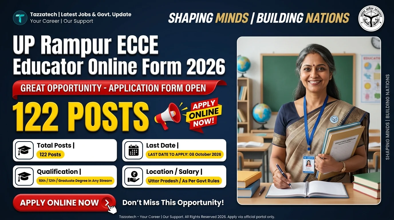UP Rampur ECCE Educator Online Form 2026