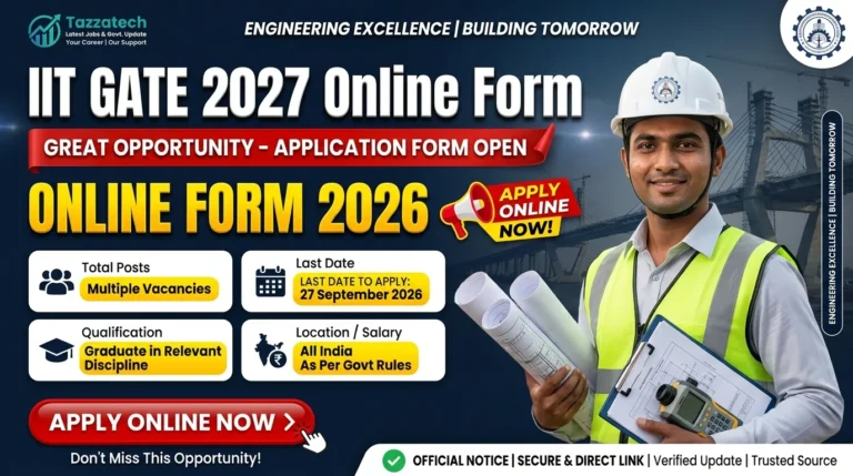 IIT GATE 2027 Online Form