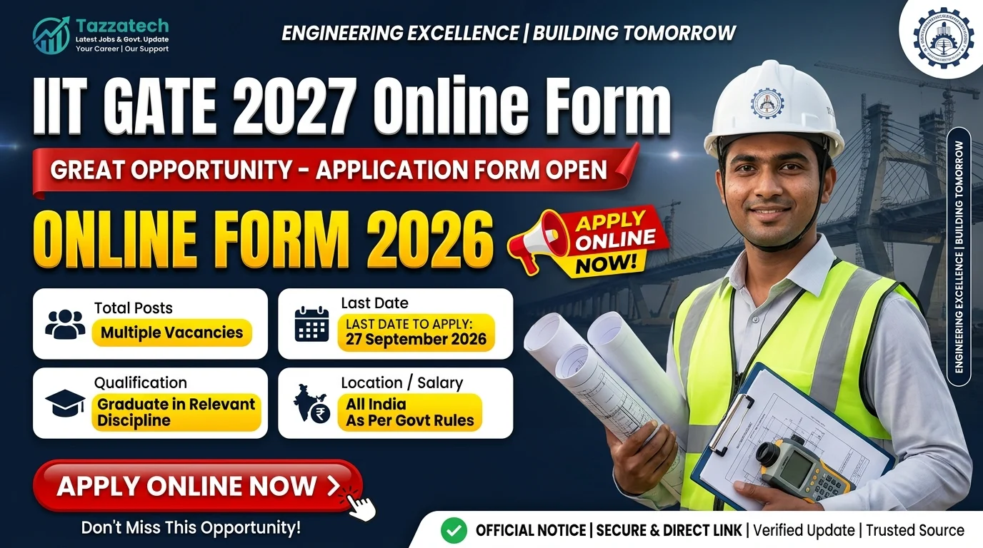 IIT GATE 2027 Online Form