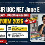 NTA CSIR UGC NET June E