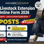 UPSSSC Livestock Extension Officer Online Form 2026