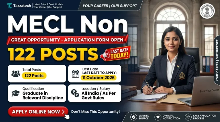 MECL Non-Executive Online Form 2026 – Last Date Today