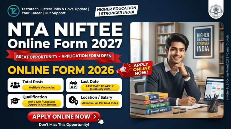 NTA NIFTEE Online Form 2027