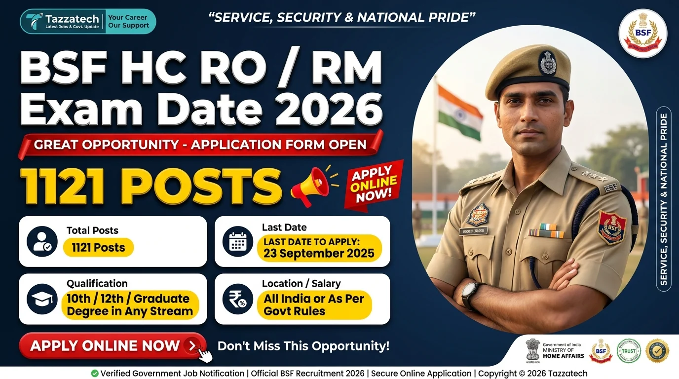 BSF HC RO / RM Exam Date 2026