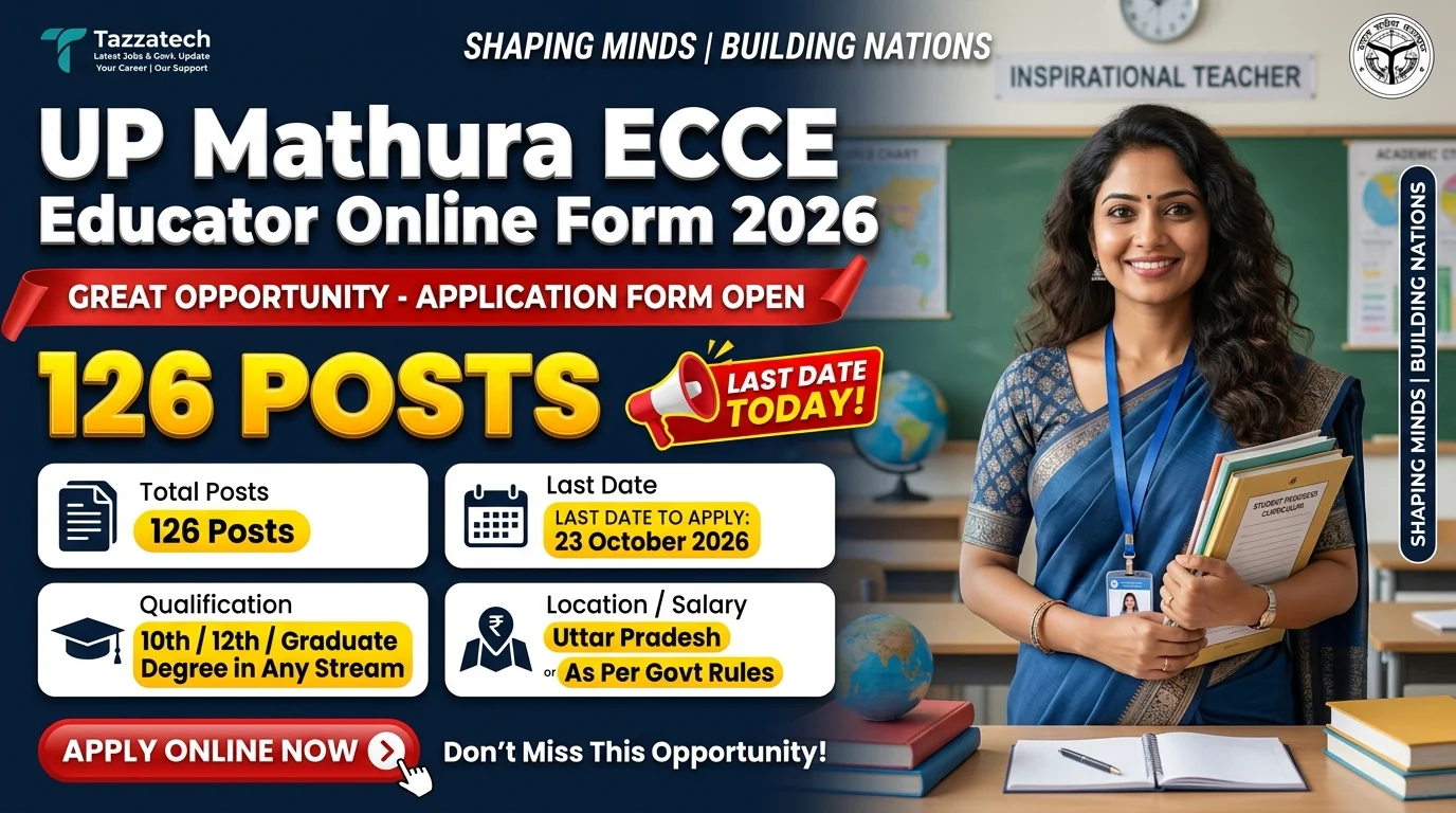 UP Mathura ECCE Educator Online Form 2026