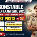 CISF Constable Tradesmen Exam Date 2026