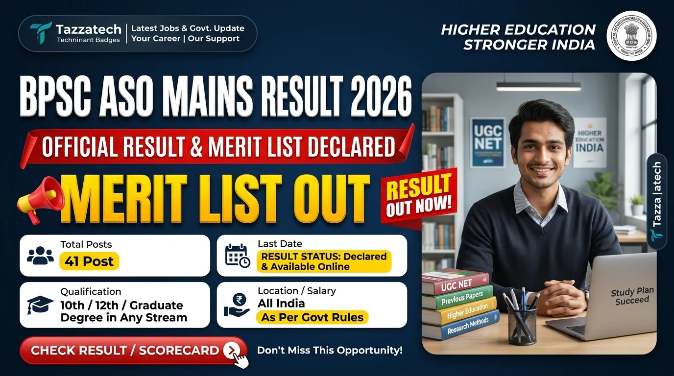 BPSC ASO Mains Result 2026