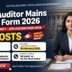 BPSC Auditor Mains Online Form 2026