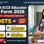UP Meerut ECCE Educator Online Form 2026